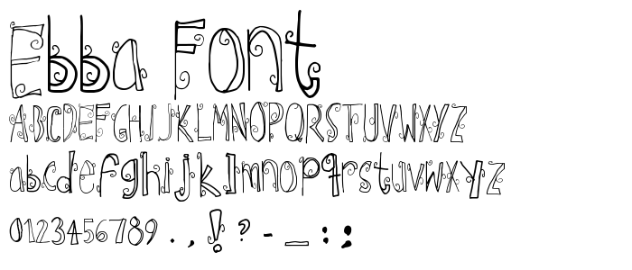 Ebba Font police
